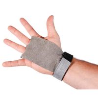 Grip De 2 Orificios Para Fitness Gris - Warfit Varias Tallas
