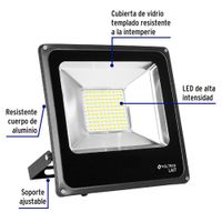 Reflector Delgado LED Luz Cálida 50 W - Volteck