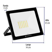 Reflector Ultra Delgado LED Luz Cálida 30 W – Volteck