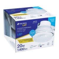Luminario Suburbano LED Con Sensor De Luz 20 W - Volteck