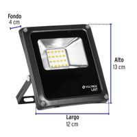Reflector Delgado LED Luz De Día 10 W - Volteck