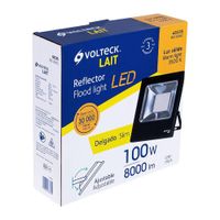 Reflector Delgado LED Luz Cálida 100 W - Volteck