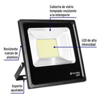 Reflector Delgado LED Luz Cálida 100 W - Volteck