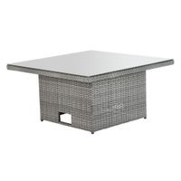 Set Esquinero Sion Mesa Altura Ajustable Gris