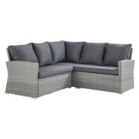 Set Esquinero Sion Mesa Altura Ajustable Gris