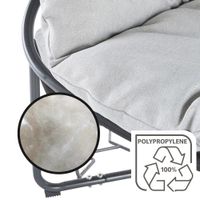 Silla Luna Gris Oscuro 88x95.5x80.5 Cm - Naterial