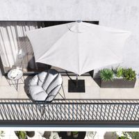 Silla Luna Gris Oscuro 88x95.5x80.5 Cm - Naterial