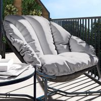 Silla Luna Gris Oscuro 88x95.5x80.5 Cm - Naterial
