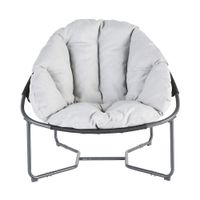 Silla Luna Gris Oscuro 88x95.5x80.5 Cm - Naterial