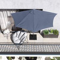 Silla Luna Gris Oscuro 88x95.5x80.5 Cm - Naterial