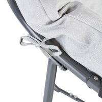 Silla Luna Gris Oscuro 88x95.5x80.5 Cm - Naterial