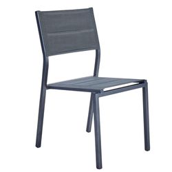 Silla Orion Gris Aluminio 55x46x85 Cm - Naterial