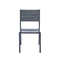 Silla Orion Gris Aluminio 55x46x85 Cm - Naterial