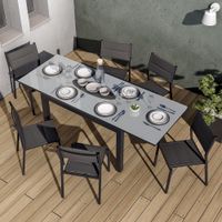 Silla Orion Gris Aluminio 55x46x85 Cm - Naterial