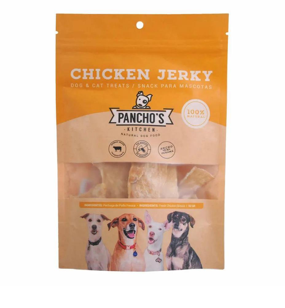 Snack Deshidratado para Perro Jerky de Pechuga de Pollo Nratural Bolsa de 100 g