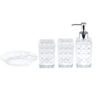 Porta Cepillo De Dientes De Cristal Acrílico - Sensea