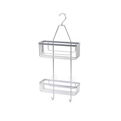 Organizador Para Baño De 2 Niveles Plateado - Sensea