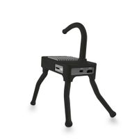 Proyector Portátil Negro De 5 Lasers Alta Definición, Imágenes Brillantes Hd 720P, Dinámico, Enfoque Automático Y Con 4 Horas De Proyección - Mimono