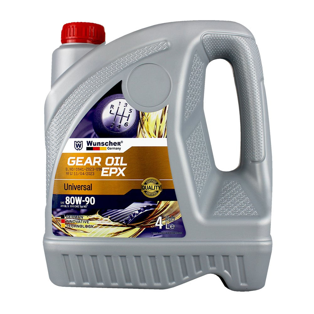Aceite para Transmisión Wunscher Gear Oil EPX 80W-90 Mineral de 3.78 L