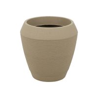 Maceta De Plástico Estilo Egipcio Arena 53X54 Cm - Tramontina