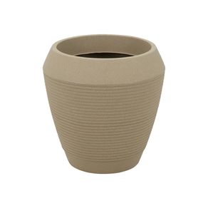 Maceta De Plástico Estilo Egipcio Arena 53X54 Cm - Tramontina
