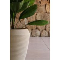 Maceta De Plástico Estilo Egipcio Arena 53X54 Cm - Tramontina