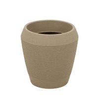 Maceta De Plástico Estilo Egipcio Arena 37X39 Cm - Tramontina