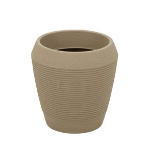 Maceta De Plástico Estilo Egipcio Arena 37X39 Cm - Tramontina