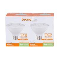 Set De 2 Reflectores Led 13W Par38 Luz Cálida - Tecnolite