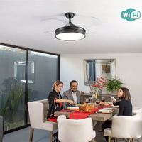 Ventilador Volare Smart Negro 4 Aspas de 42 Plg - Masterfan