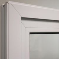 Ventana De Upvc Blanca Corrediza Con Cedazo - Vitreo Varios Tamaños
