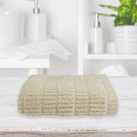 Toalla Jacquard Taupé - Livim Natural Home Varios Tamaños