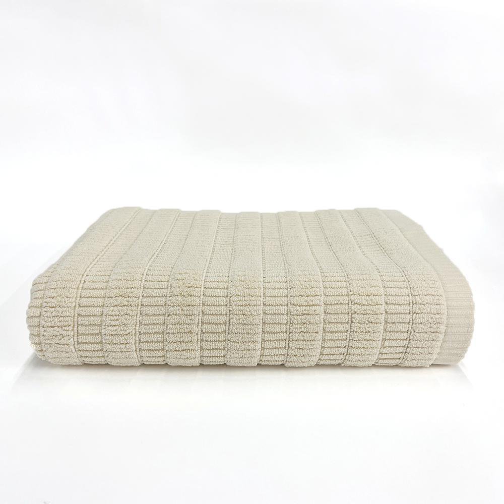 Toalla Jacquard Taupé - Varios Tamaños Baño