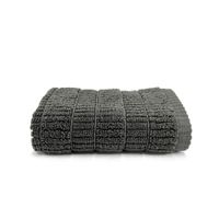 Toalla Jacquard Gris Oscuro - Livim Natural Home Varios Tamaños