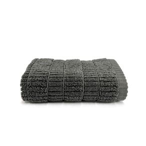 Toalla Jacquard Gris Oscuro - Livim Natural Home Varios Tamaños
