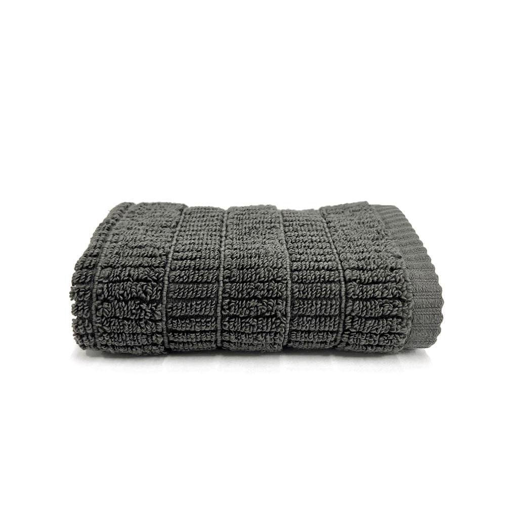 Toalla Jacquard Gris Oscuro - Livim Natural Home Varios Tamaños Facial