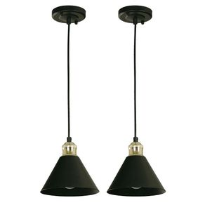 Combo De 2 Lámparas Colgantes Lulu De 1 Luz E27 - Zlumini