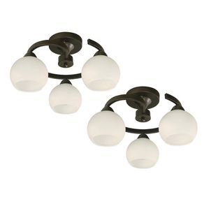 Combo De 2 Lámparas De Techo Vertu De 3 Luces E27 40W- Zlumini