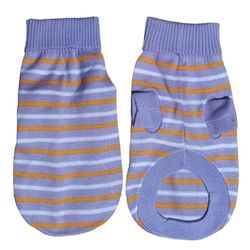 Suéter Rayado Para Perros Lila L - Doggiestuff