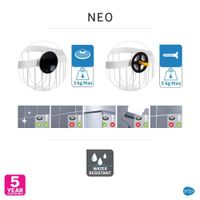 Cesta Angular Neo Blanco - Sensea