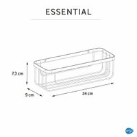 Organizador Metálico Rectangulara Para Baño Essential - Sensea