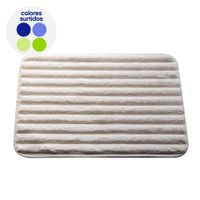 Alfombra Para Baño Líneas 40x60 Cm Colores Surtidos - Viva