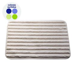 Alfombra Para Baño Líneas 40x60 Cm Colores Surtidos - Viva