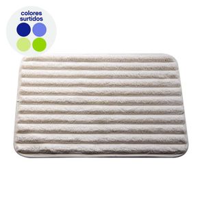 Alfombra Para Baño Líneas 40x60 Cm Colores Surtidos - Viva