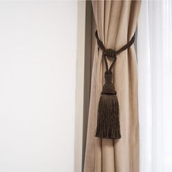 Cuerda Sujetadora De Cortina Elegante - Viva Varios Colores