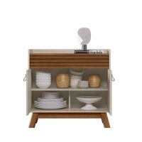 Bufetera Eris Café Y Blanco 2 P 90x43x87 Cm - Zmobili
