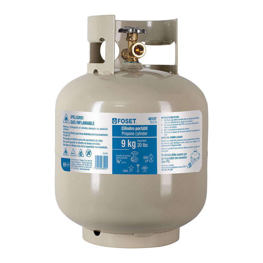 Cilindro de Gas Propano 9 Kg