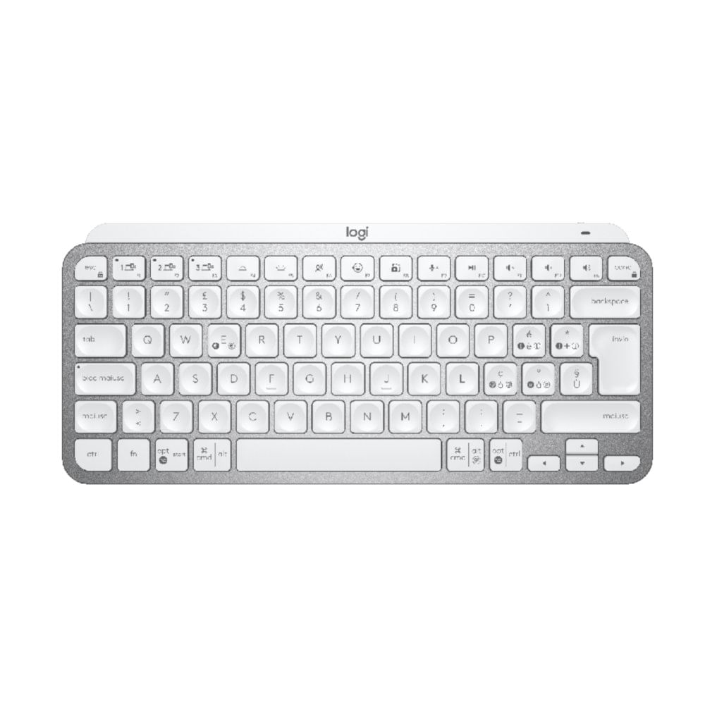 Teclado Inalámbrico Mini MX Color Gris Claro