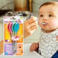 Cucharas Con Sensor De Temperatura 4 Piezas - Munchkin