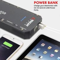Cargador De Carro Eléctrico 12 V 1000 A - Wagan Tech